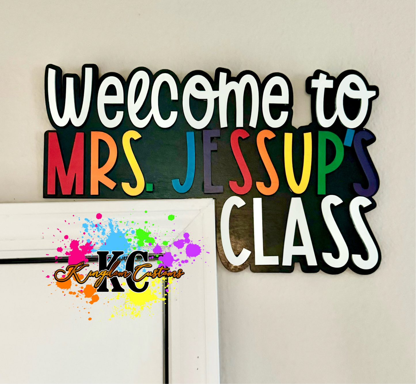 Welcome to Class sign