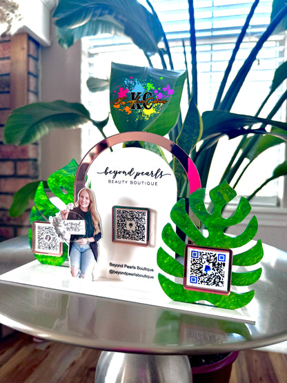 Acrylic Scan to Pay sign