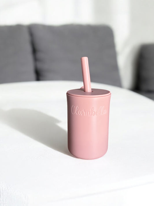 Toddler/kid silicone straw cups